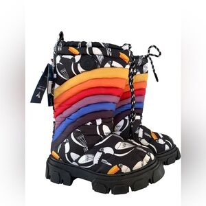 Farm Rio Rainbow Winter Boots